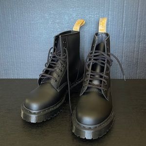 Never worn. Vegan leather Doc Martens. Size 8